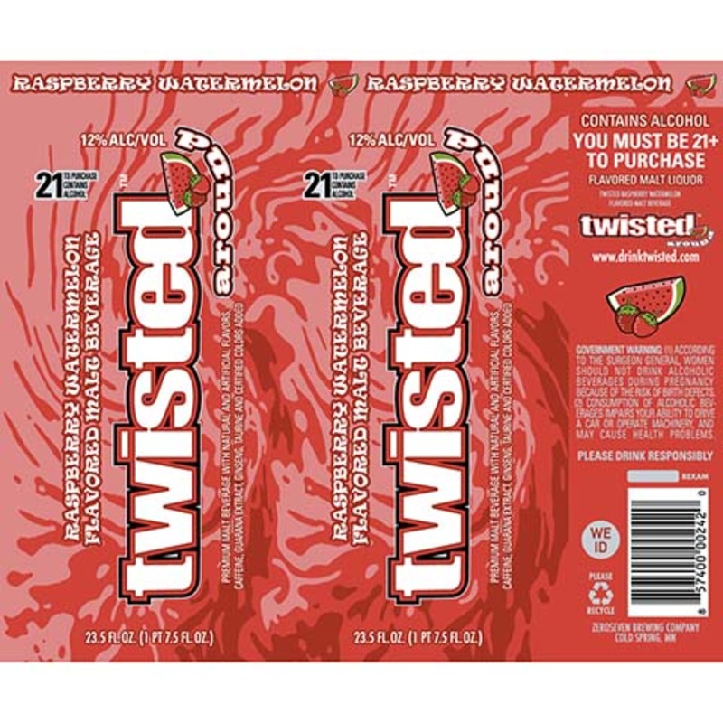 Twisted Tea Around Raspberry Watermelon 23.5OZ SINGLE CAN