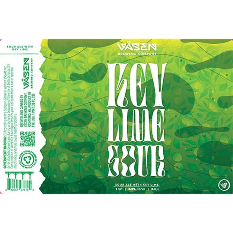 Vasen Key Lime Sour 16OZ SINGLE CAN