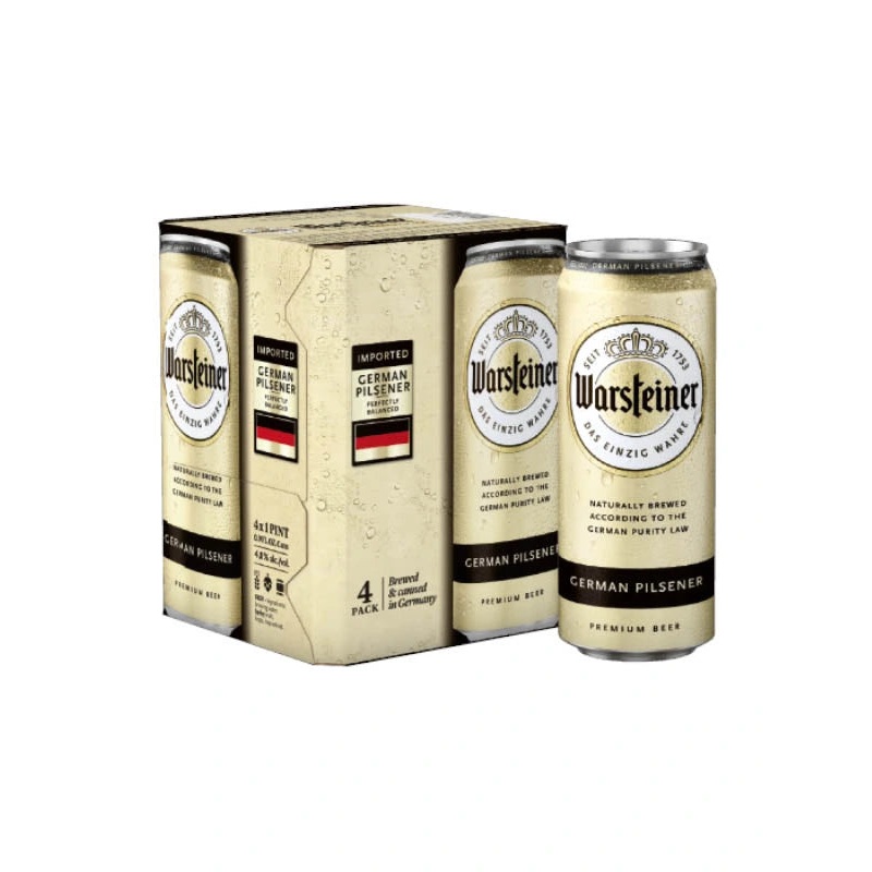 WARSTEINER PREMIUM PILSNER 500ML 4PK CAN @ Windermere [1013655] 2000 ml