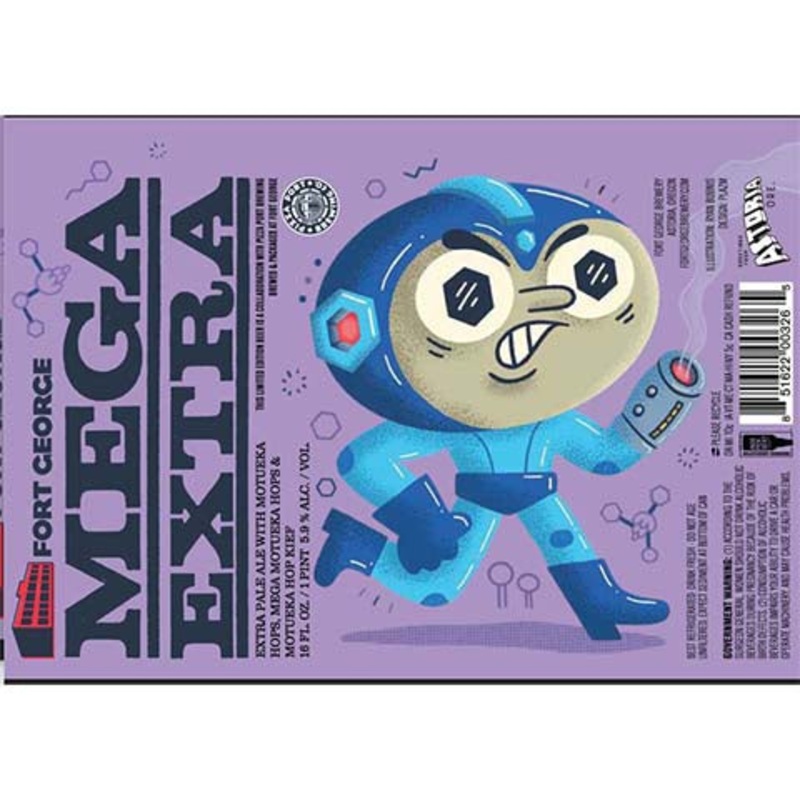Fort George Mega Extra Pale Ale 16OZ SINGLE CAN
