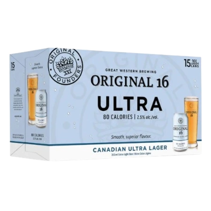 ORIGINAL 16 ULTRA LAGER 355ML 15PK CAN @ Southgate [1027322] 5325 ml