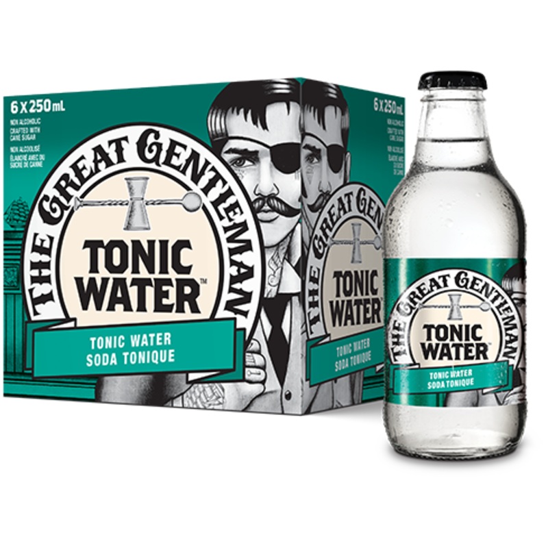THE GREAT GENTLEMAN TONIC WATER 6 BOTTLES