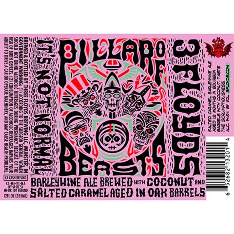 Three Floyds Pillar of Beasts Barleywine Ale 12OZ SINGLE BTL