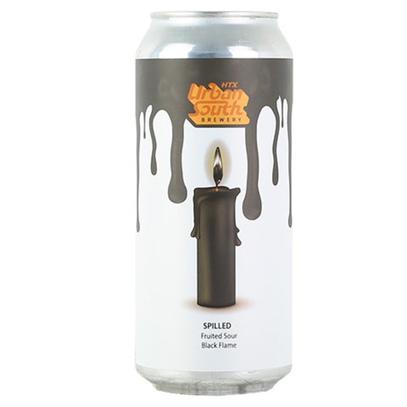 Urban South – Spilled: Black Flame Candle Fruited Sour 16OZ SINGLE CAN