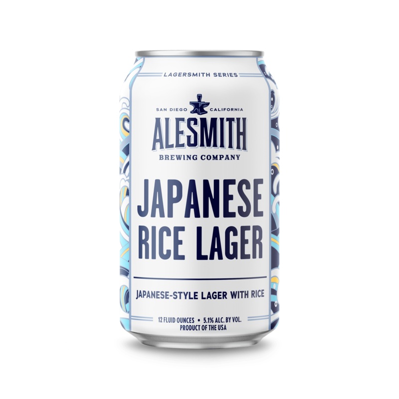 AleSmith Japanese Rice Lager (5.1% ABV) 12oz Cans 6-pack of 12oz cans