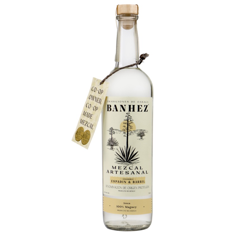 Banhez Mezcal Joven Espadin/bar 750ML 750ml Bottle