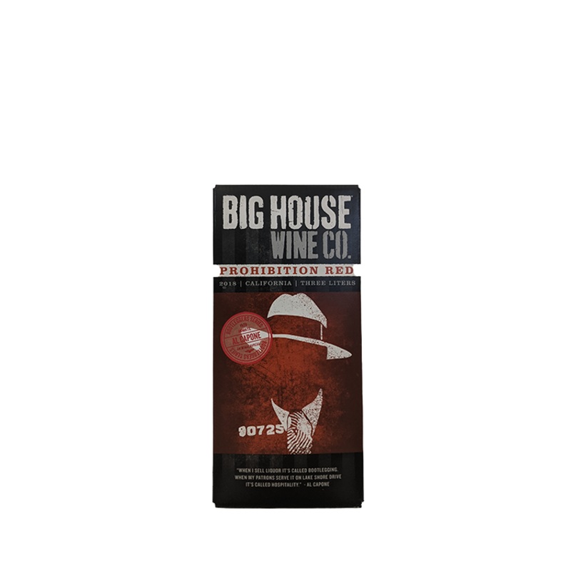 Big House Wine Prohibition Red Blend 3L