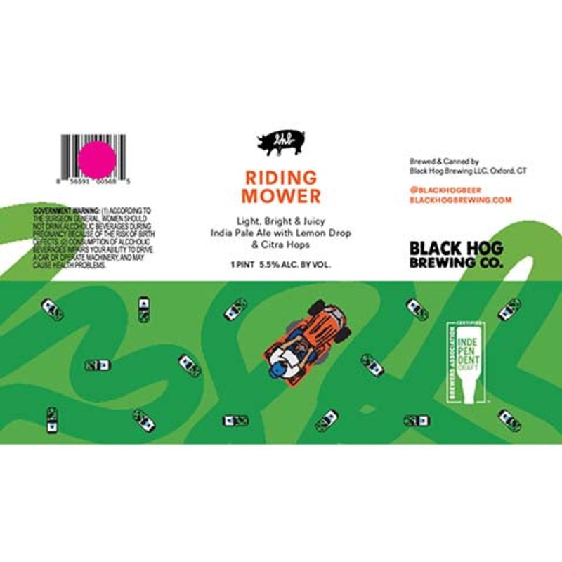 Black Hog Riding Mower IPA 16OZ SINGLE CAN