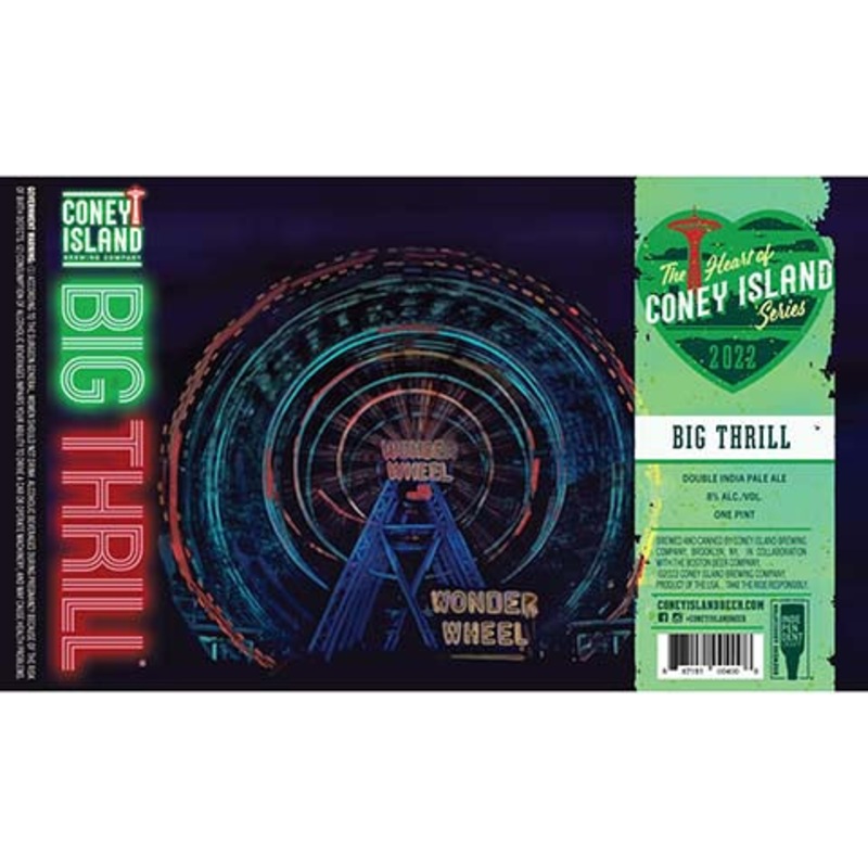 Coney Island Big Thrill DIPA 16OZ SINGLE CAN