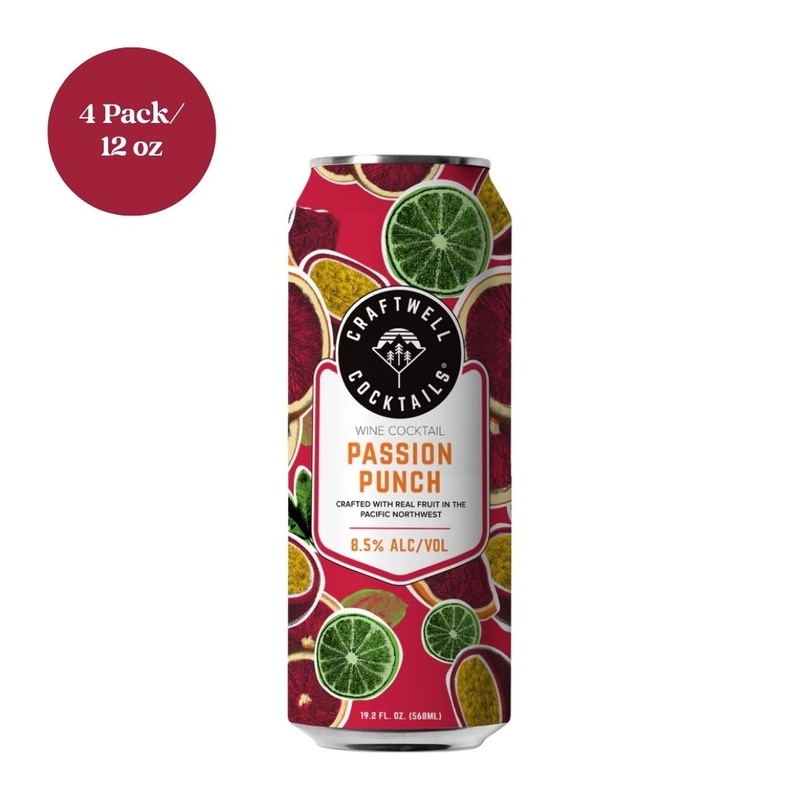 Craftwell Passion Punch RTD Cocktail 4pk 12 fl oz Cans