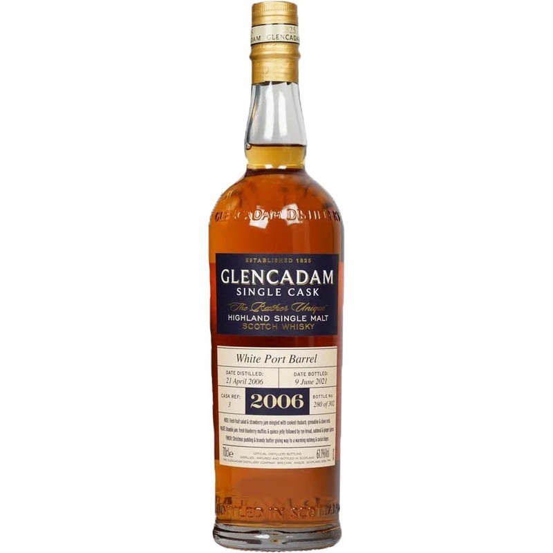 GLENCADAM 2006  WHITE PORT CASK SINGLE MALT SCOTCH 700ML @ Township [1046332] 700 ml