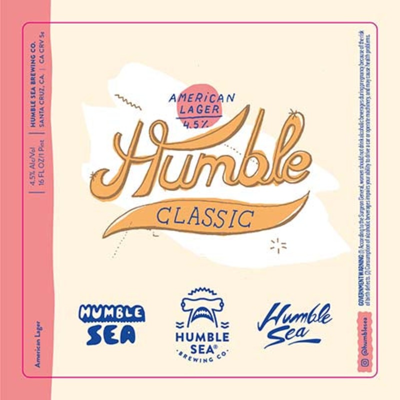 Humble Sea Classic American Lager 16OZ SINGLE CAN