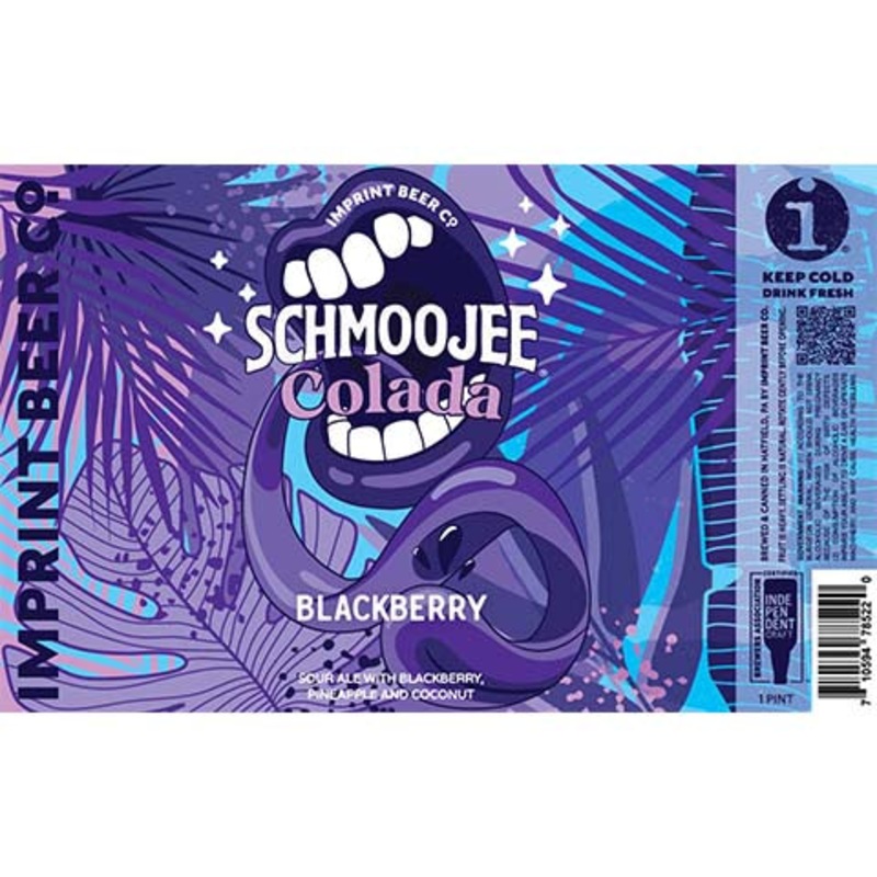 Imprint Schmoojee Blackberry Colada Sour 16OZ SINGLE CAN