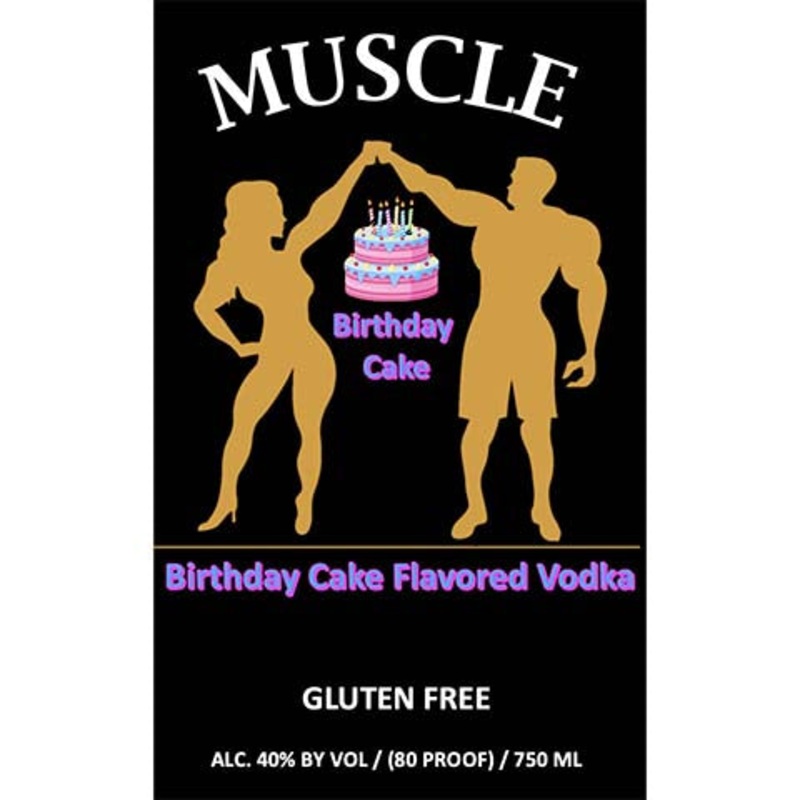 Muscle Birthday Cake Vodka 750ML BTL
