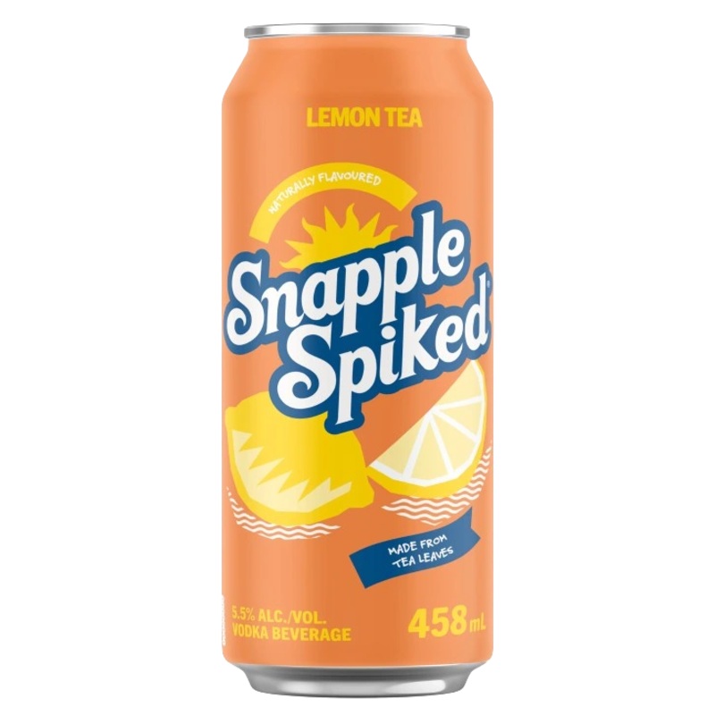 SNAPPLE SPIKED HARD LEMON TEA 458ML CAN @ Airdrie [1052140] 458 ml