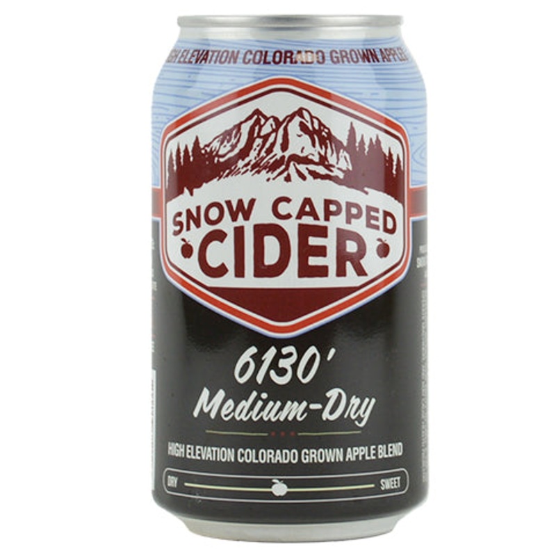 Snow Capped 6130′ Medium-Dry Cider 12OZ SINGLE CAN