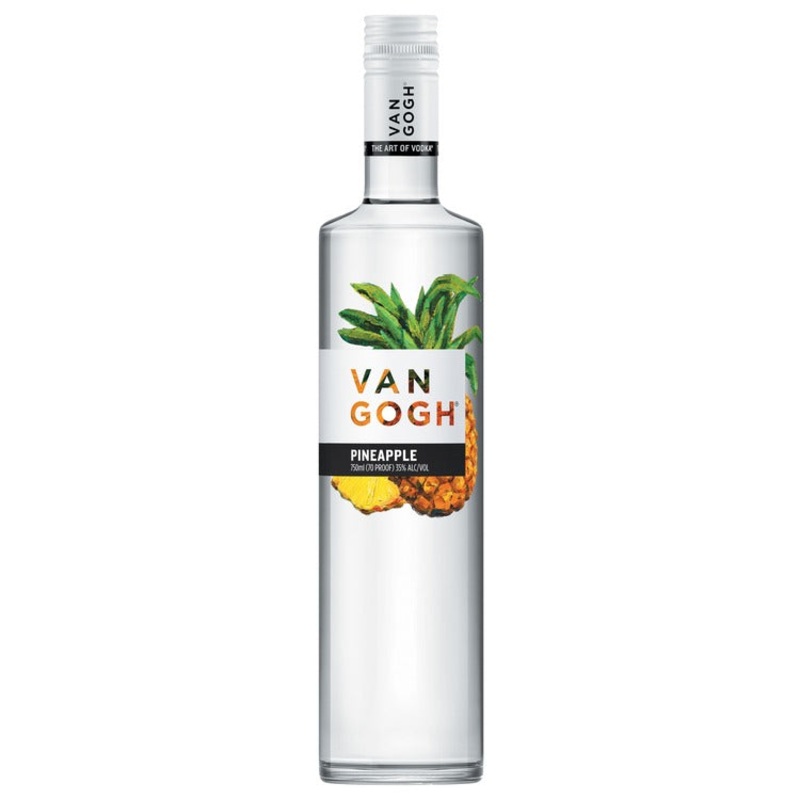 VAN GOGH PINEAPPLE FLAVORED VODKA 70 750ML 750ML