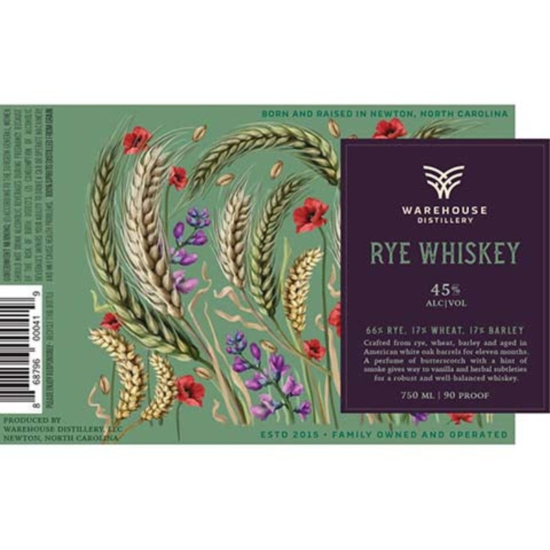 Warehouse Rye Whiskey 750ML BTL