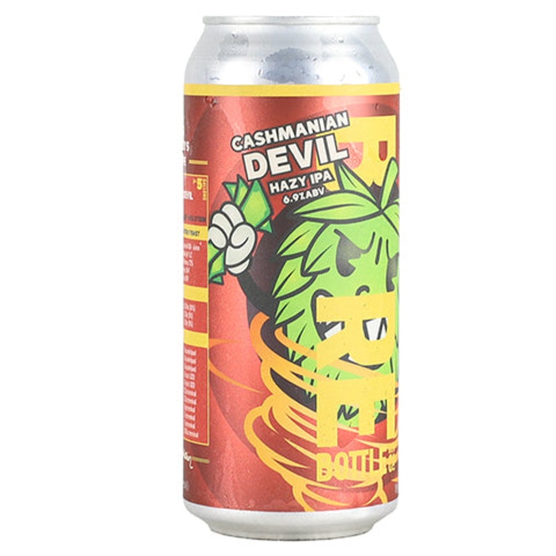 Barebottle Cashmanian Devil Hazy IPA 16OZ SINGLE CAN