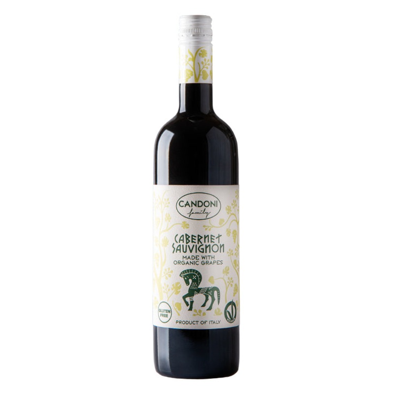 CANDONI CABERNET SAUVIGNON MADE WITH ORGANIC GRAPES TERRE SICILIANE 750ML 750ML