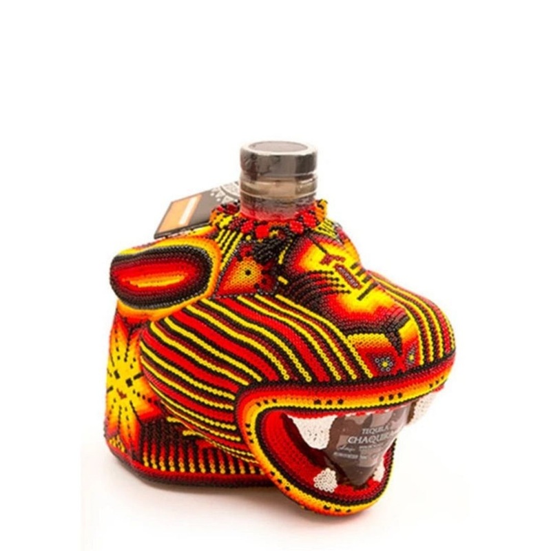 Chaquira Beaded Jaguar Aejo Tequila 750mL