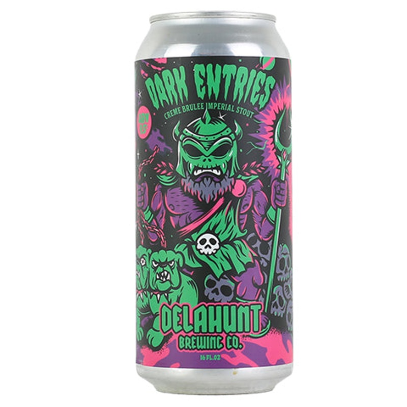 Delahunt Dark Entries Creme Brulee Imperial Stout 16OZ SINGLE CAN