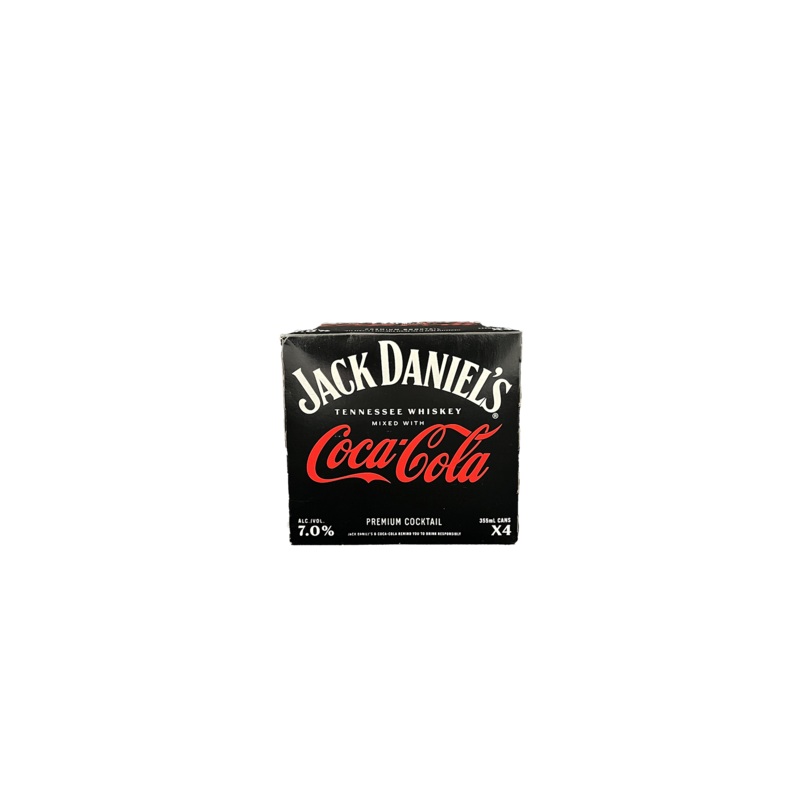 Jack Daniels Jack & Coca Cola 4 Pack