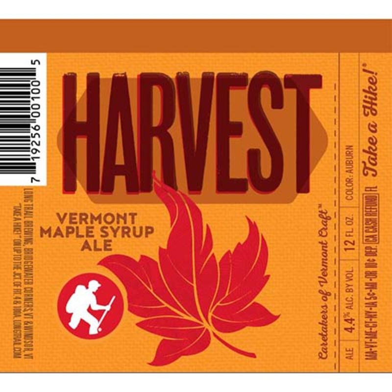 Long Trail Harvest Vermont Maple Syrup Ale 12OZ SINGLE BTL