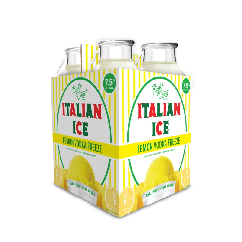 Right Coast Vodka Italian Ice Lemon Nr 6/4PK 375 375ml Bottle