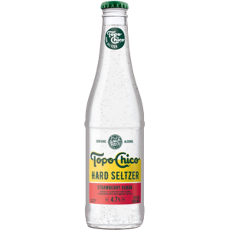 Topo Chico Hard Seltzer Strawberry Guava 12 – 24oz Cans