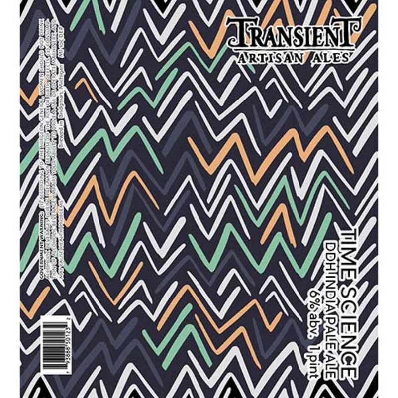 Transient Artisan Ales Time Science IPA 16OZ SINGLE CAN