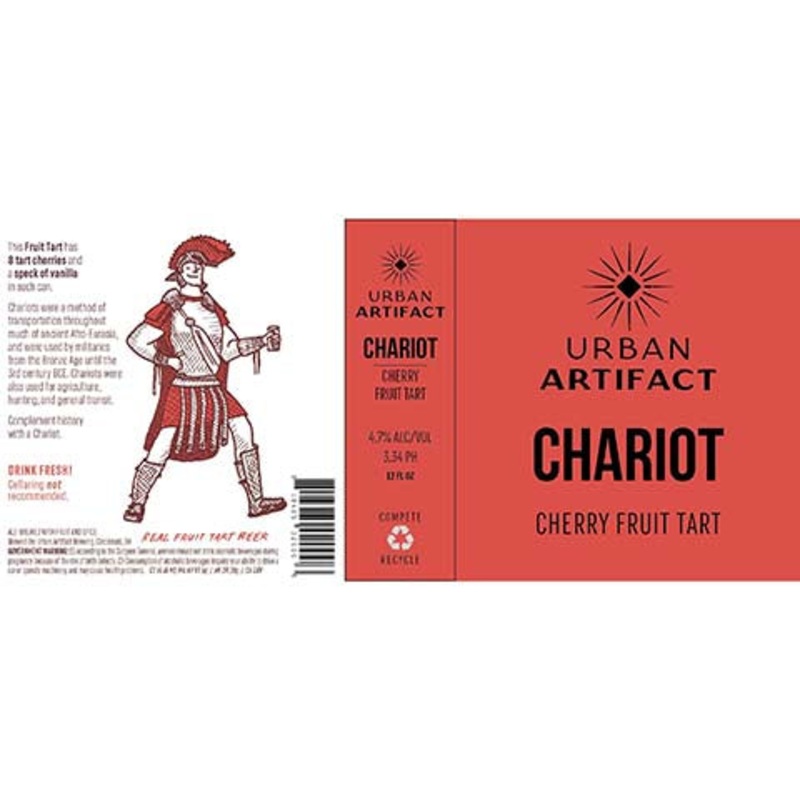 Urban Artifact Chariot Cherry Fruit Tart Ale 12OZ SINGLE CAN