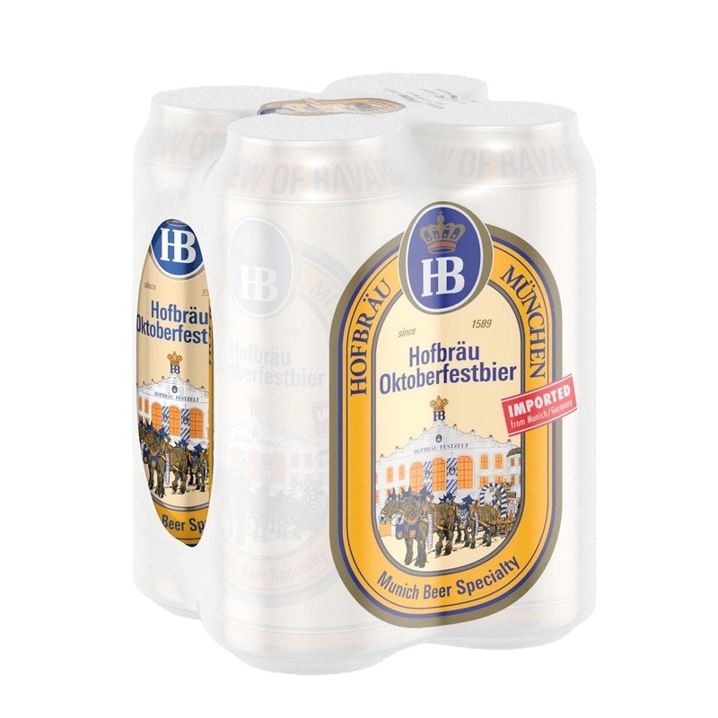 HOFBRAU OKTOBERFESTBIER 500ML 4PK CAN @ Sage Hill [1053490] 2000 ml