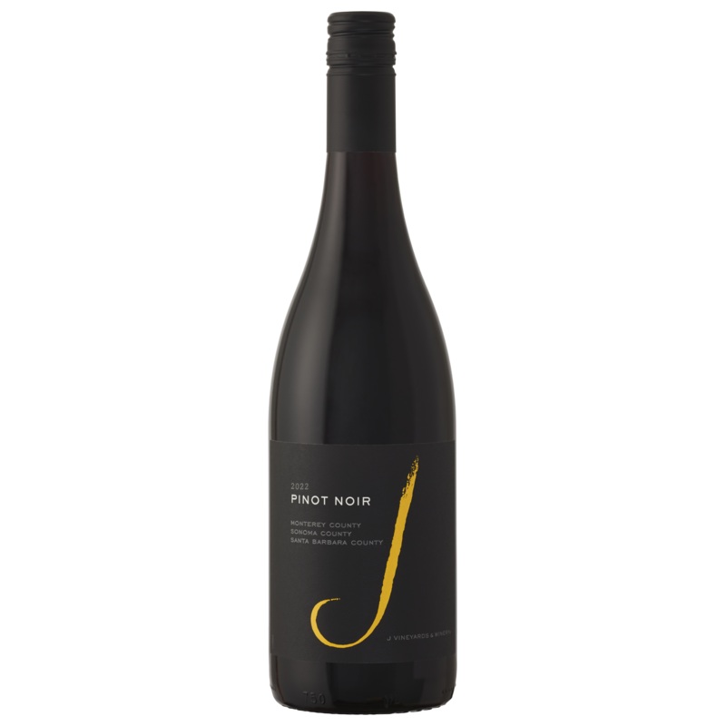 J Vineyards Pinot Noir Monterey/Sonoma/Santa Barbara Barb 22 750ML 750ml Bottle
