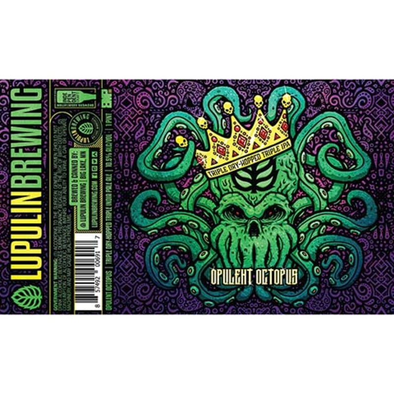 Lupulin Opulent Octopus TDH TIPA 16OZ SINGLE CAN