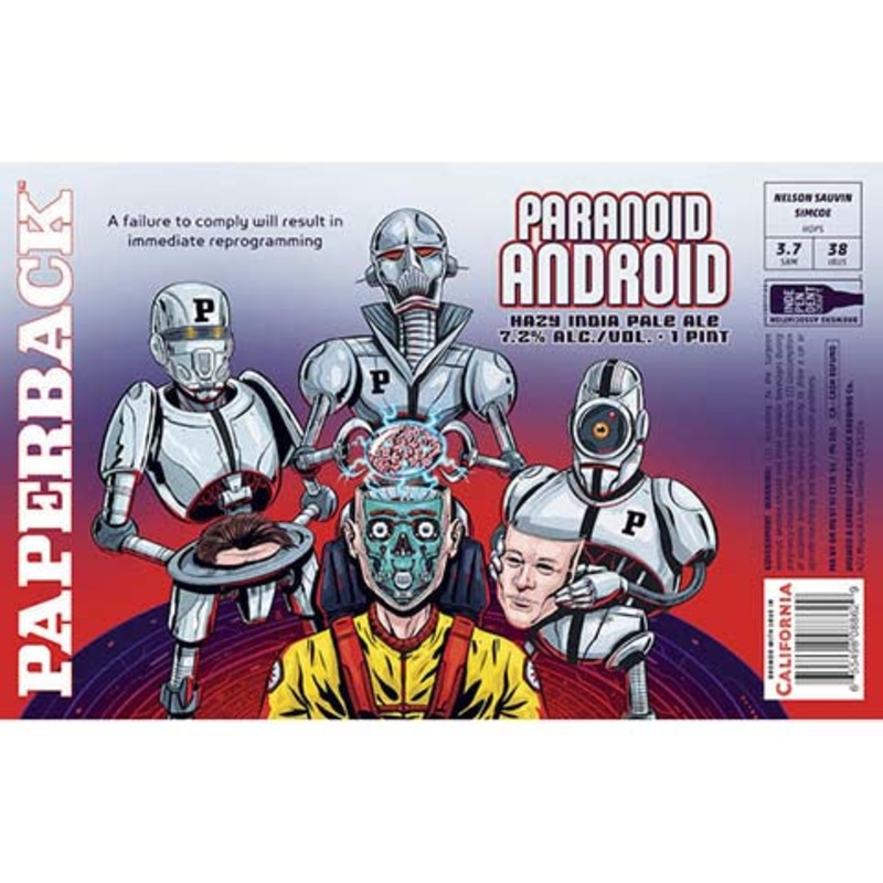 Paperback Paranoid Android Hazy IPA 16OZ SINGLE CAN