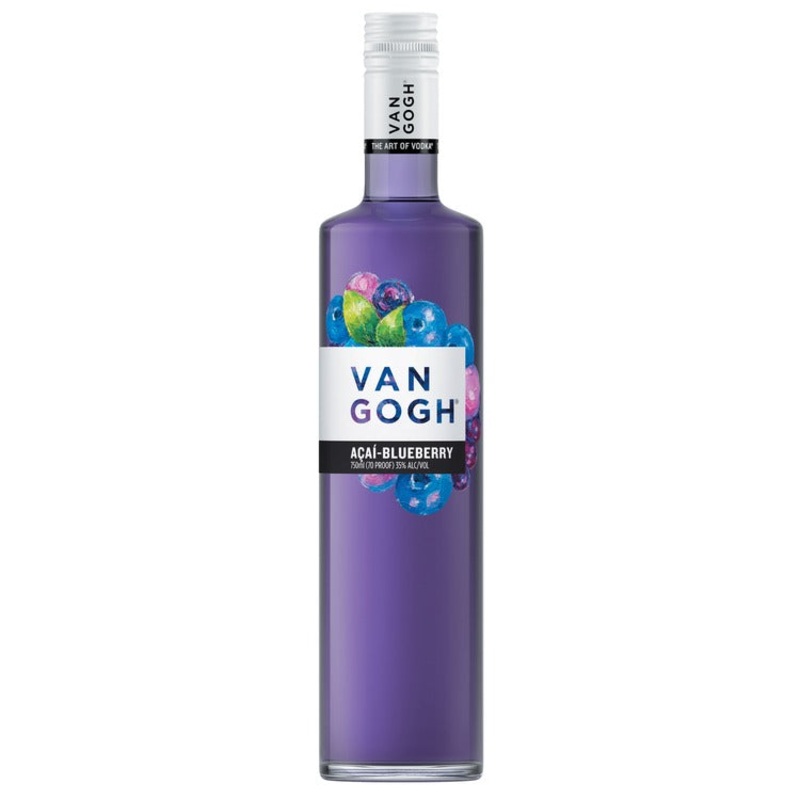 VAN GOGH ACAI BLUEBERRY FLAVORED VODKA 70 750ML 750ML