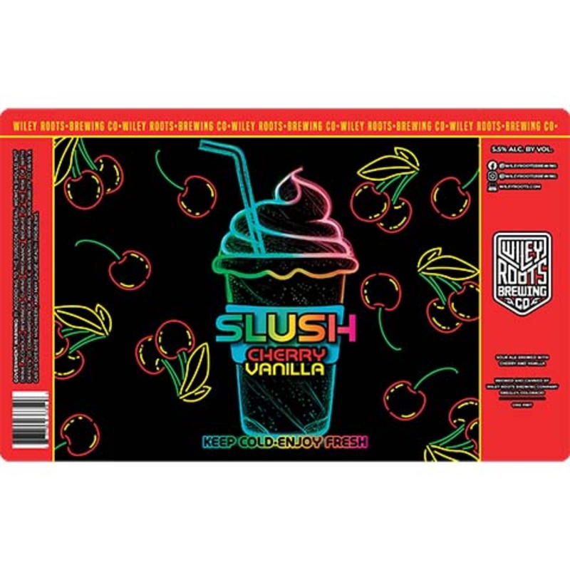 Wiley Roots Slush Cherry Vanilla Sour 16OZ SINGLE CAN