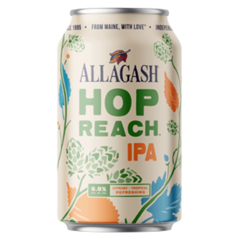 Allagash Hop Reach 24 – 12oz Cans, 6 Pack