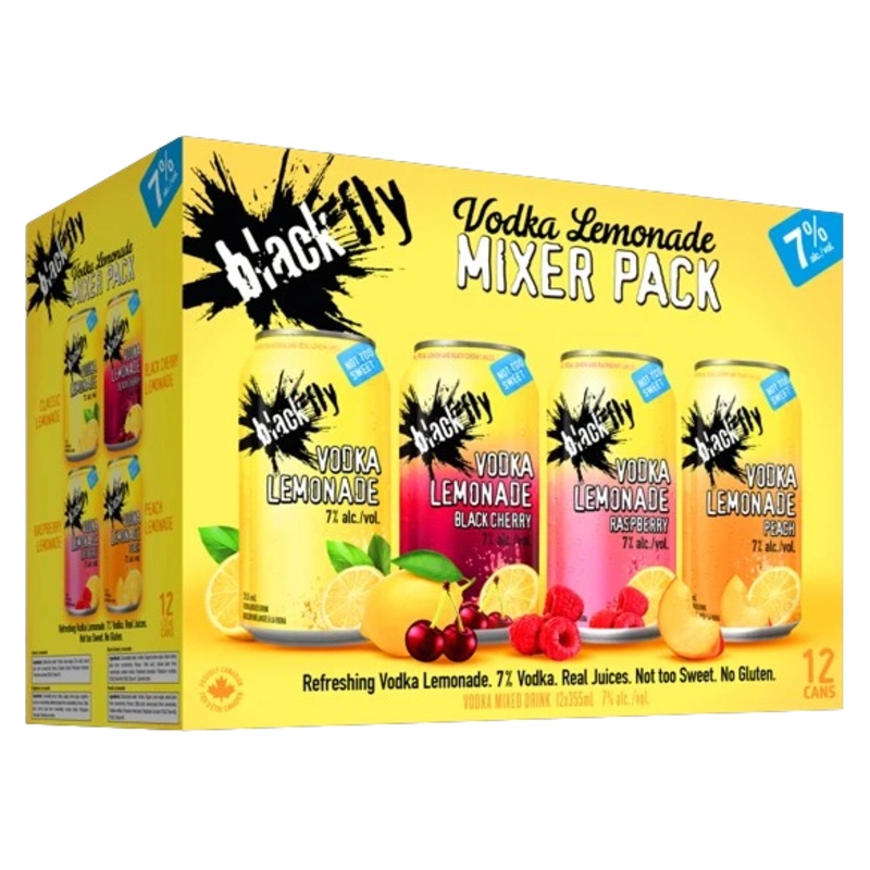 BLACK FLY VODKA LEMONADE MIXER 355ML 12PK CAN @ Lethbridge [1052269] 4260 ml