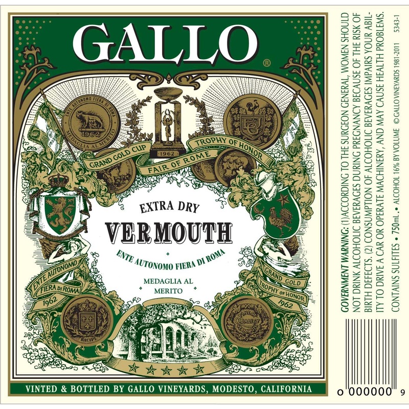 GALLO DRY VERMOUTH 750 mL