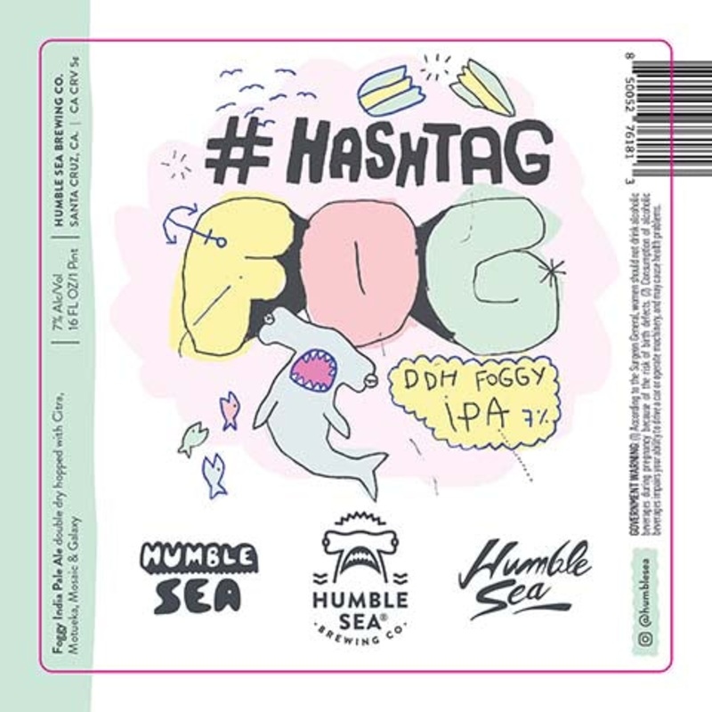 Humble Sea Hashtag Fog IPA 16OZ SINGLE CAN