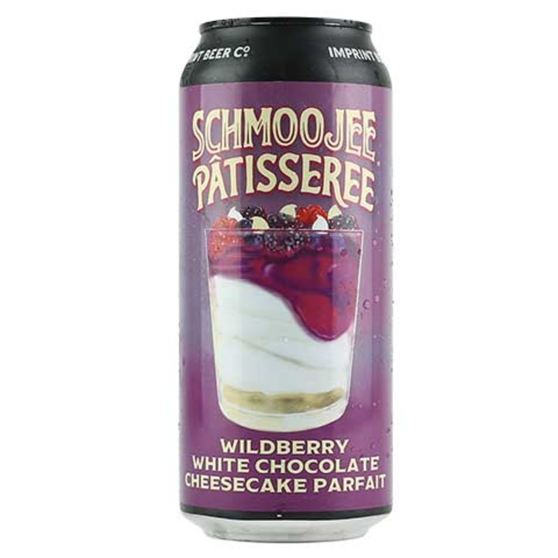 Imprint Schmoojee Patisseree Wildberry White Chocolate Chessecake Parfait Sour Ale 16OZ SINGLE CAN