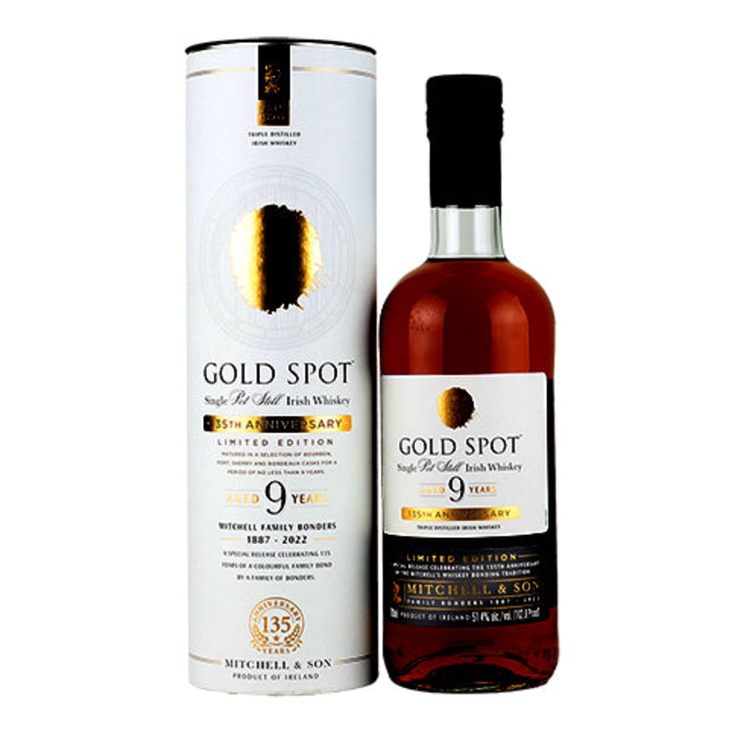 Mitchell & Son ‘Gold Spot: 135th Anniversary’ Irish Pot Still Whiskey 700ML BTL