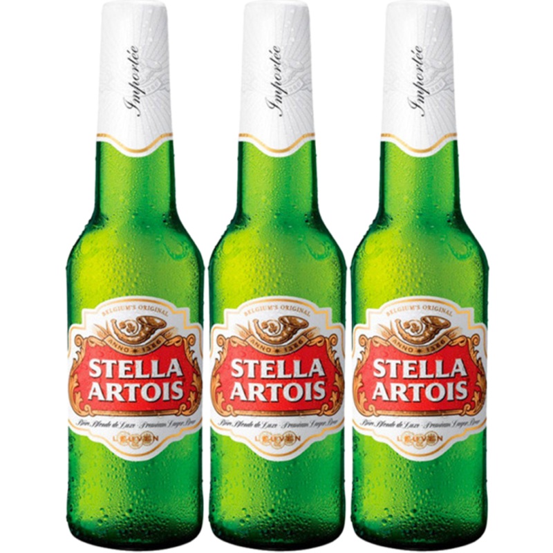 Stella Artois Beer 310ml Bottle x 3