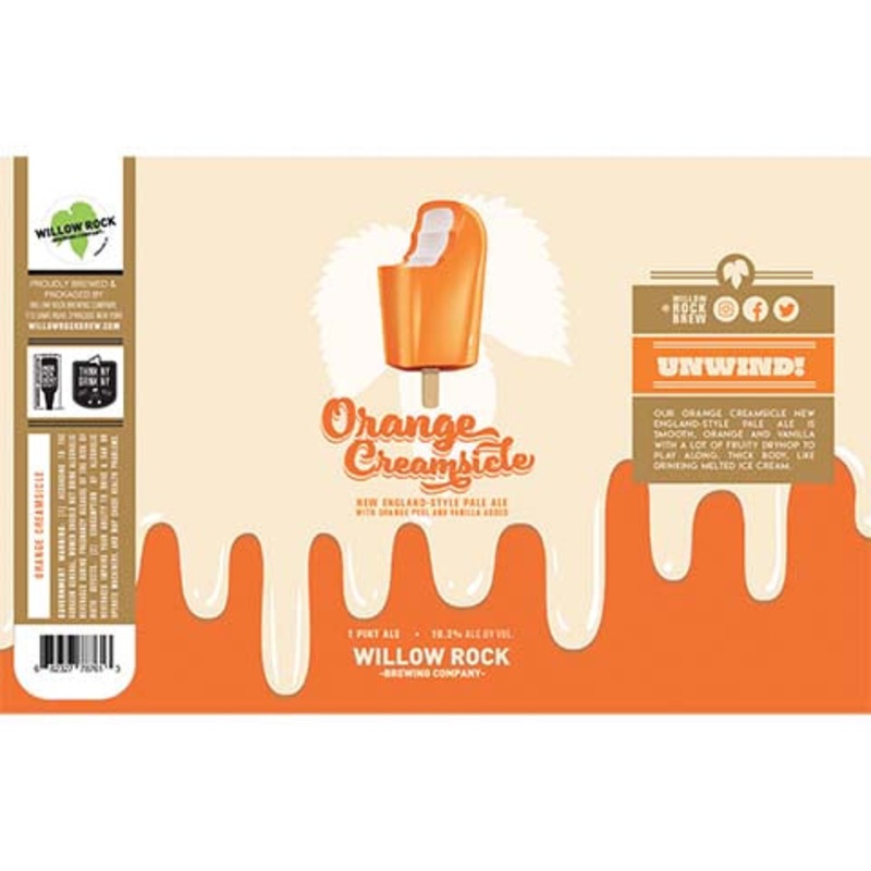 Willow Rock Orange Creamsicle Pale Ale 16OZ SINGLE CAN