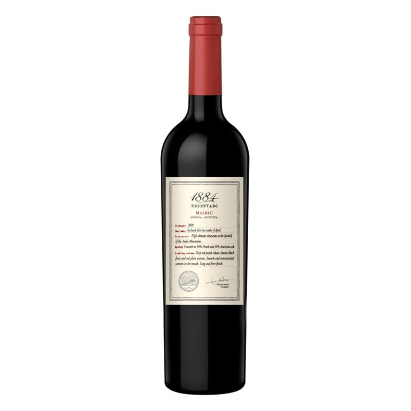 1884 RESERVADO MALBEC 2013