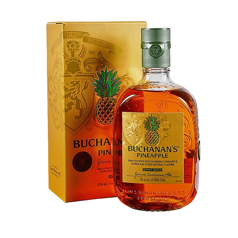 BUCHANAN’S SCOTCH WHISKEY PINEAPPLE FLAVORED 70 750ML 750ML