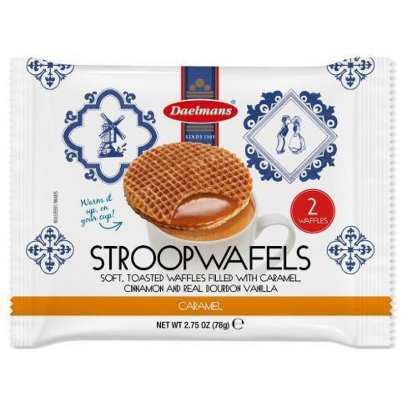 Misc Snacks Daelmans Stroopwaffles Double Choc 472272