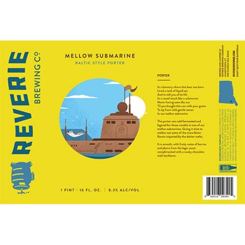 Reverie Mellow Submarine Baltic Porter 16OZ SINGLE CAN